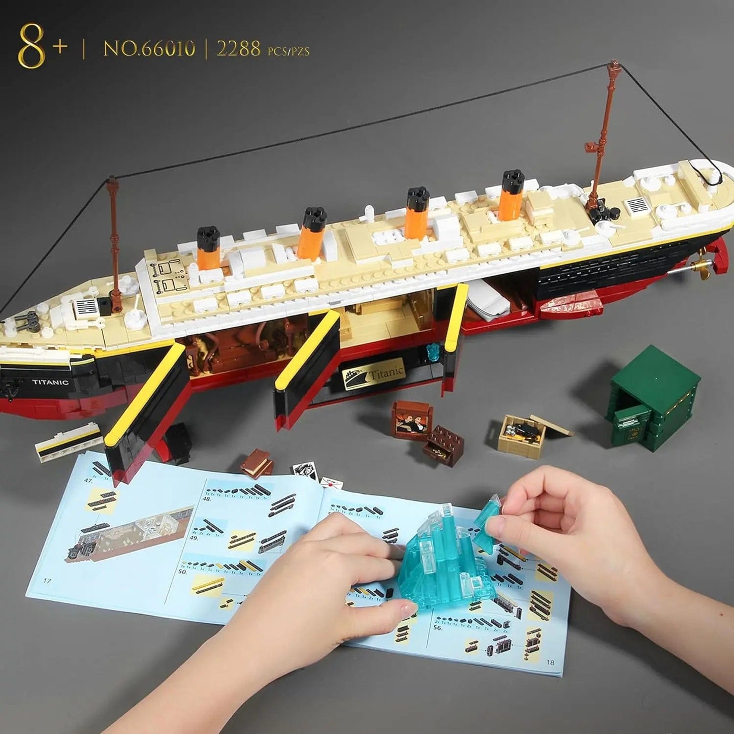 LeBrickCrt Titanic Building Blocks——2288 Pcs
